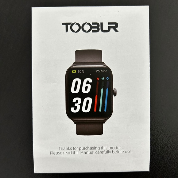 BRAND NEW TOOBUR Smart Watch w/ Alexa Built-in, 1.8" Compatible Android & iOS - Picture 6 of 6